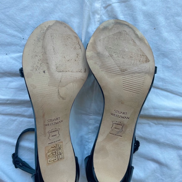 NWOT Stuart Weitzman Nudistsong Sandals - Black - Picture 8 of 9
